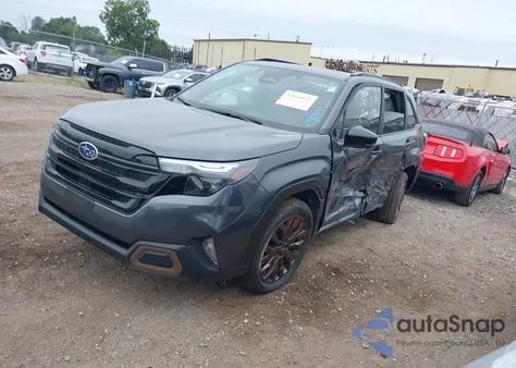 2025 Subaru Forester Sport из США, поврежденный, VIN JF2SLDFCXSH493300